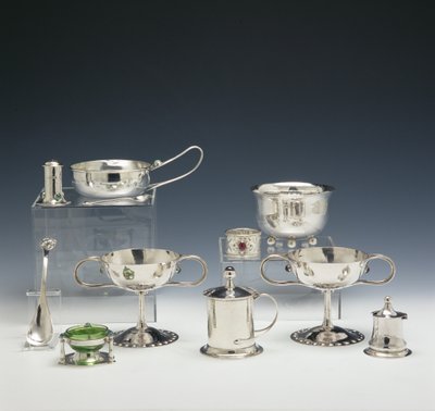 Silverarbete, ca 1900-06 (silver) av Charles Robert Ashbee