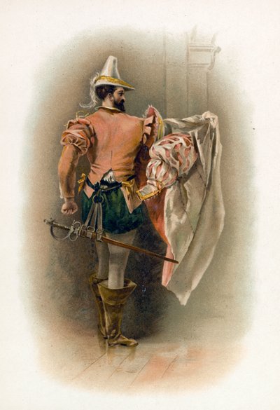 Petruchio från The Taming of the Shrew av Charles Robert Leslie