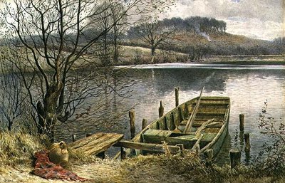 Flodfärjan (akvarell och gouache) av Charles Robertson