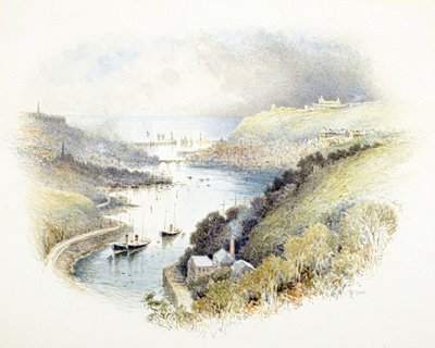 Whitby, Yorkshire (akvarell) av Charles Robertson