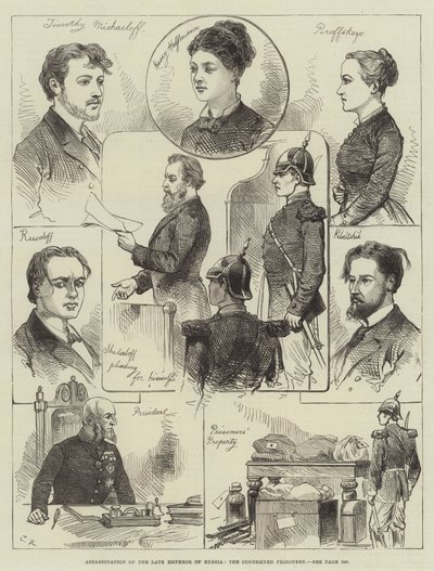 Mordet på den framlidne kejsaren av Ryssland, de fördömda fångarna av Sir John Charles Robinson
