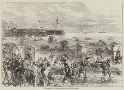 Badplats vid Boulogne, högvatten på lördagsveckan av Sir John Charles Robinson
