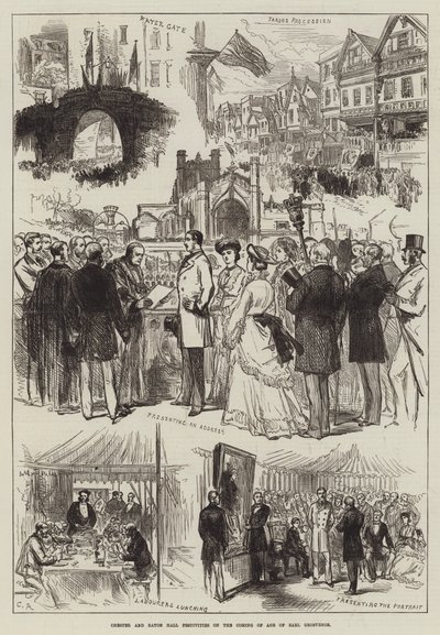 Chester och Eton Hall-festligheter vid Earl Grosvenors års ålder av Sir John Charles Robinson
