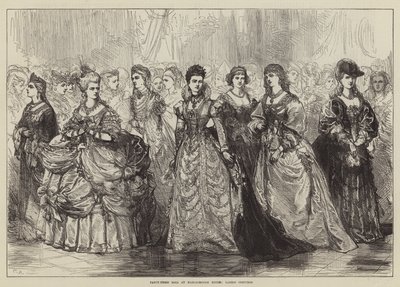 Prydnadsbal på Marlborough House, damkostymer av Sir John Charles Robinson
