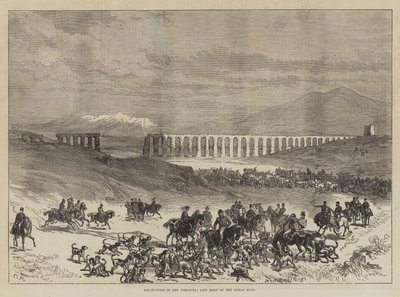 Rävjakt i Campagna, den romerska jaktens sista möte av Sir John Charles Robinson