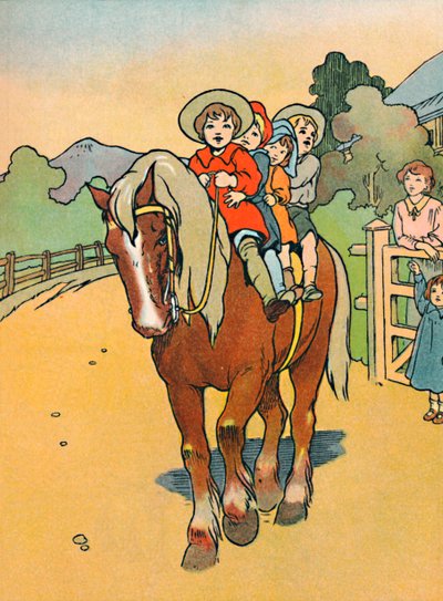 Går i skolan i Nya Zeeland, 1912 av Charles Robinson