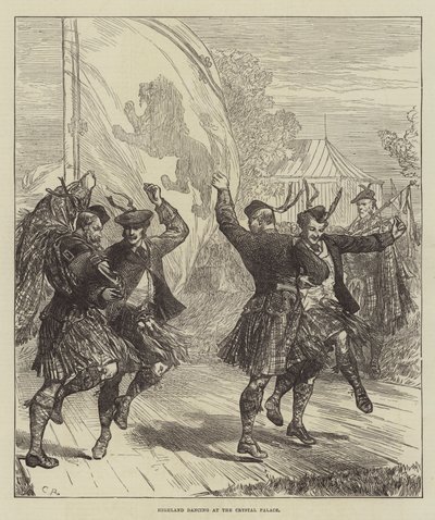 Höglandsdans på Crystal Palace av Sir John Charles Robinson