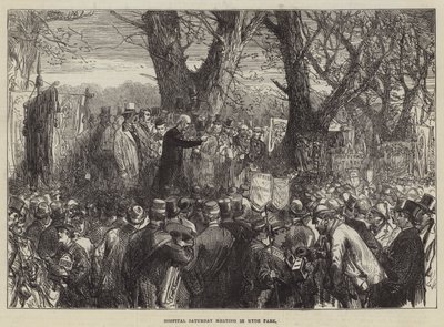 Sjukhuslördagsmöte i Hyde Park av Sir John Charles Robinson
