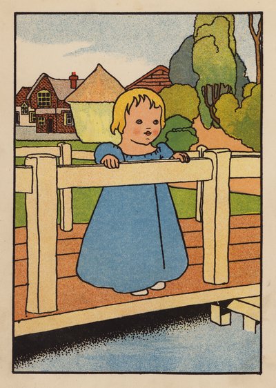 Illustration till Babes and Birds (färglitografi) av Charles Robinson