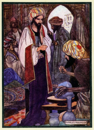 Illustration för Rubaiyat av Omar Khayyam av Charles Robinson