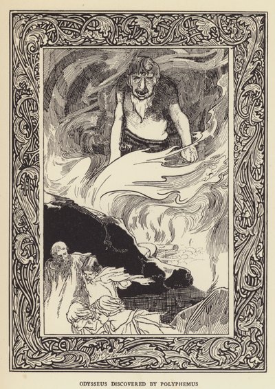 Odysseus upptäckt av Polyfemus av Sir John Charles Robinson