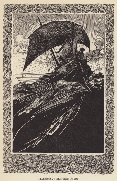 Telemachus ser Pylos av Sir John Charles Robinson