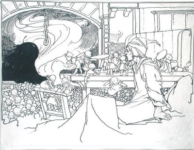 The Furious Host, illustration från 