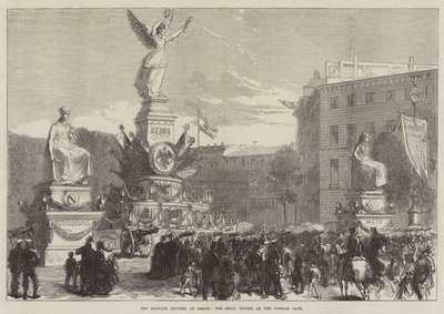 Militärtriumfen i Berlin, Sedantrofén vid Potsdamporten av Sir John Charles Robinson