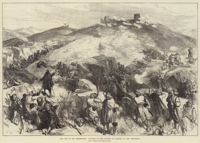 Kriget i Hercegovina, stormning av fästningen Palanka av rebellerna av Sir John Charles Robinson