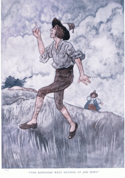 Simplingen gick på jakt upp och ner, 1930-talet av Charles Robinson