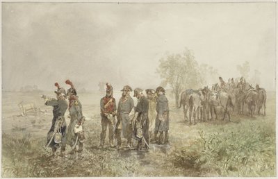 Franska officerarnas möte i Holland, 1793 av Charles Rochussen