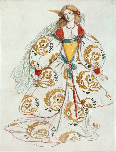 Kostymdesign, c1850-1880 av Charles S Ricketts
