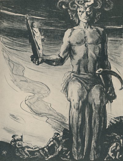 Affisch för Thomas Hardys The Dynasts, 1919 av Charles S Ricketts
