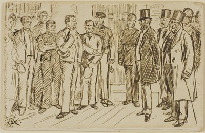 Identifiering av fånge av Charles Samuel Keene
