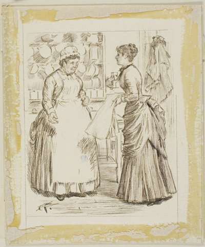I köket av Charles Samuel Keene