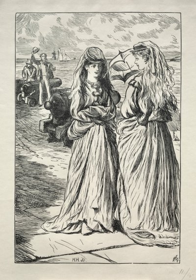 Lady Nelly - flirten av Charles Samuel Keene