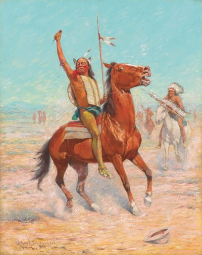 Hårbotten, 1912 av Charles Schreyvogel