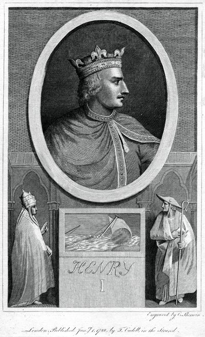 Henrik I, kung av England, 1788. av Charles Sherwin