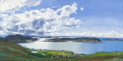 Beyond Altandhu, 2011 (olja på duk) av Charles Simpson