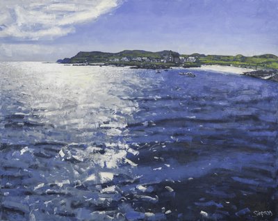 Iona Light, 2017 (olja på duk) av Charles Simpson
