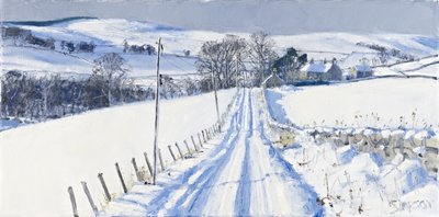 Snow, Newhall, 2010 (olja på duk) av Charles Simpson
