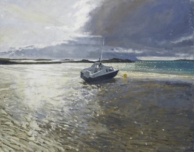 Storm Approaching, 2017 (olja på duk) av Charles Simpson