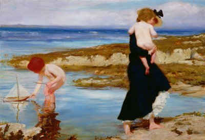 Vattenbarn, 1903 av Charles Sims
