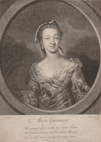 Fröken Catharine Gunning av Charles Spooner