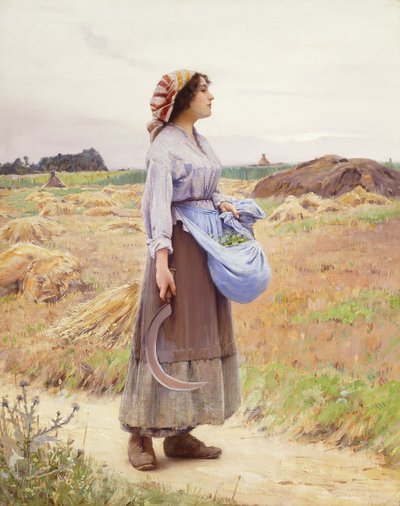 Färska plockningar, av Charles Sprague Pearce