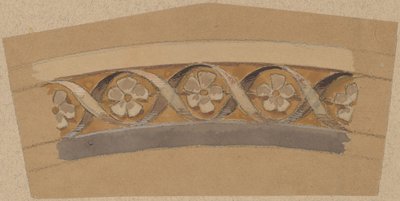 Studera för en gränsdesign av Charles Sprague Pearce