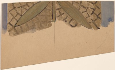 Studie för en gränsdesign [recto] av Charles Sprague Pearce
