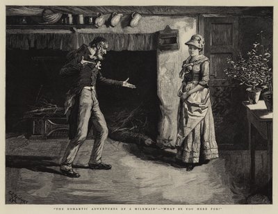The Romantic Adventures of a Milkmaid, vad är du här för av Charles Stanley Reinhart