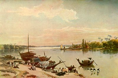 Barrackpur - På Ganges nära Calcutta, 1840-talet, 1901. av Charles Stewart Hardinge