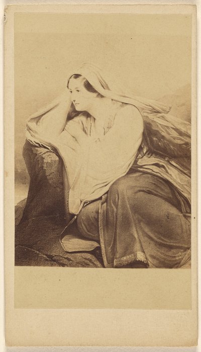 Medora. Ary Scheffer. Leprix. [kopia av en målning] av Charles Taber and Co.