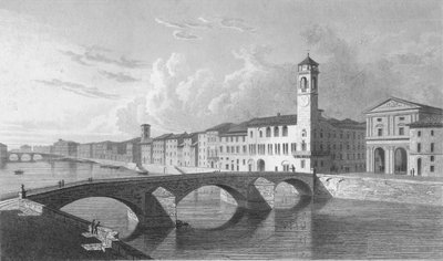 Pisa, 1818. av Charles Theodosius Heath