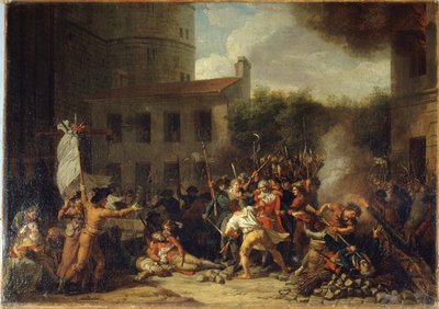 Bastiljens intagande, 14 juli av Charles Thevenin