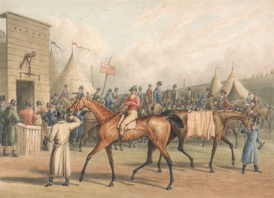 Ett tävlingsmöte (invägning) av Charles Turner