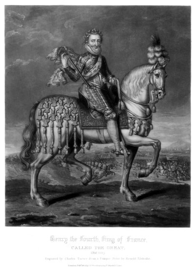 Henrik IV, kung av Frankrike, 1816. av Charles Turner