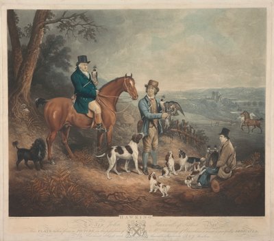 Malcolm Fleming av Barochan 1745-1811. Hawking... av Charles Turner