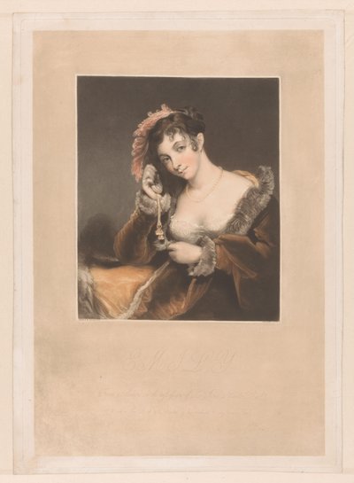 Porträtt av Emily St Clare Emily (titel på objekt) av Charles Turner