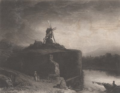 Rembrandts bruk, 1823. av Charles Turner