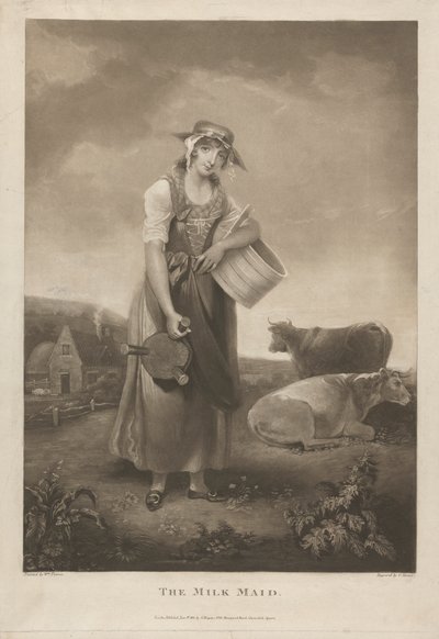 The Milk Maid av Charles Turner