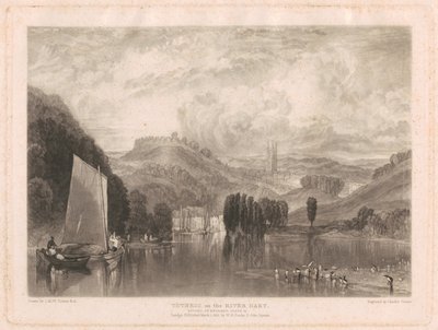 Totnes, vid floden Dart av Charles Turner