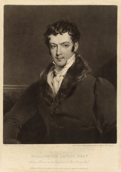 Washington Irving av Charles Turner